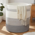 100L Laundry Hamper - Large Decorative Woven Storage Basket for Home
