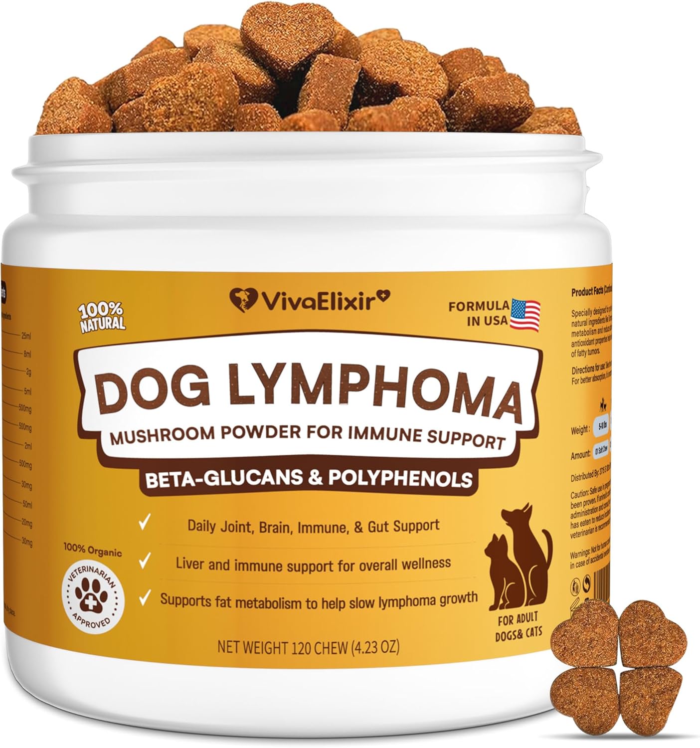 Dog Lumps & Bumps Support with Mushroom Complex & Turmeric
