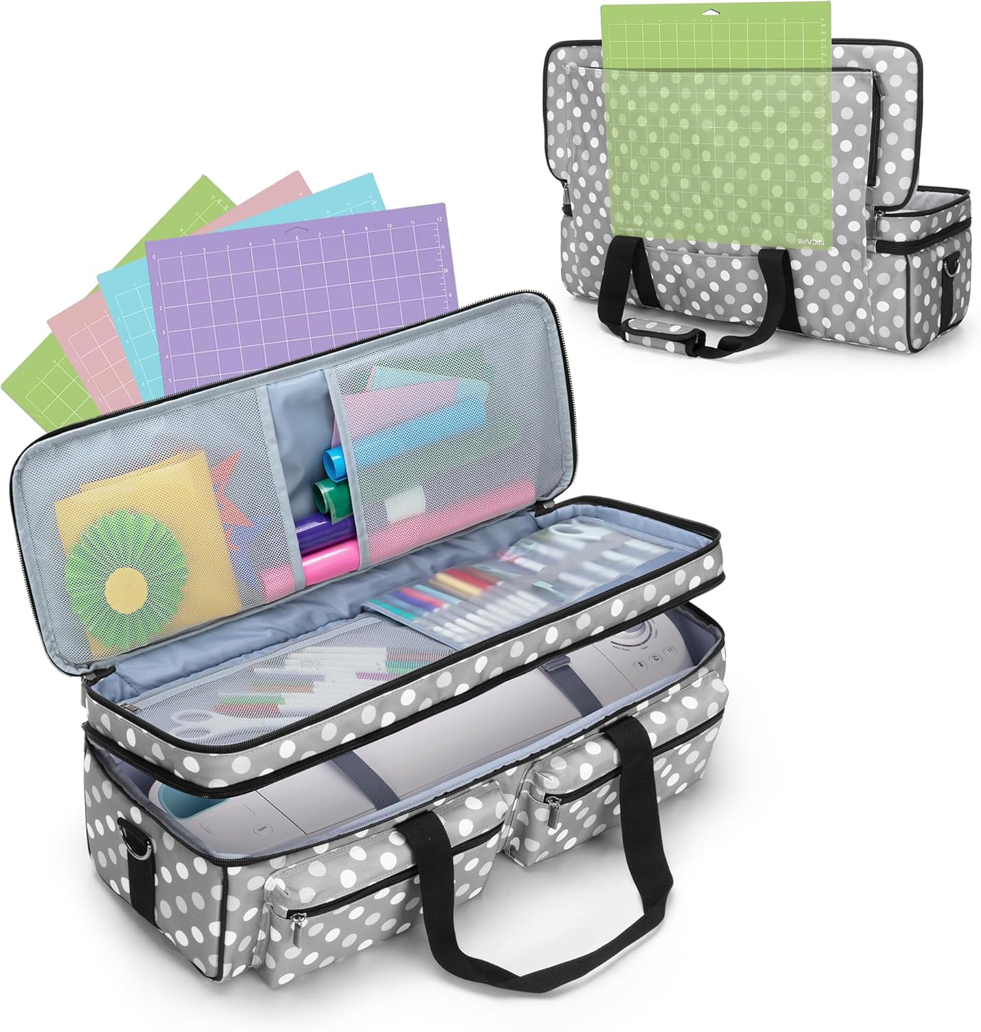 LUXJA Double-Layer Bag for Cricut Explore Air and Maker