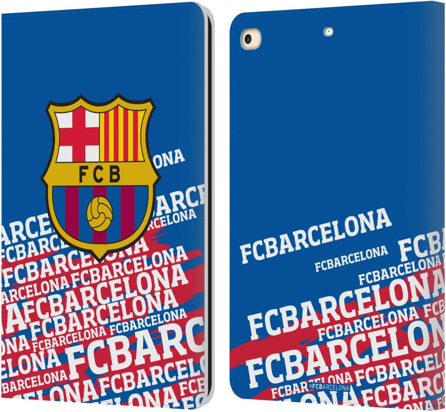 FC Barcelona Impact Crest Leather Wallet Case for iPad 9.7