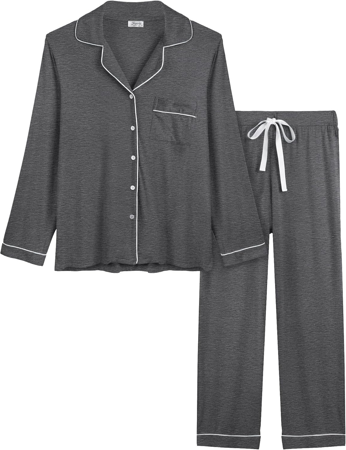 Joyaria Womens Bamboo Viscose Pajama Sets for Comfortable Sleep