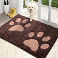 Dirt Trapping Door Mat 32 in x 47 in Brown - Low Profile Entry Rug