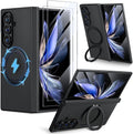 Hoerrye for Samsung Galaxy Z Fold 7 Case - Magnetic Carbon Fiber Stand