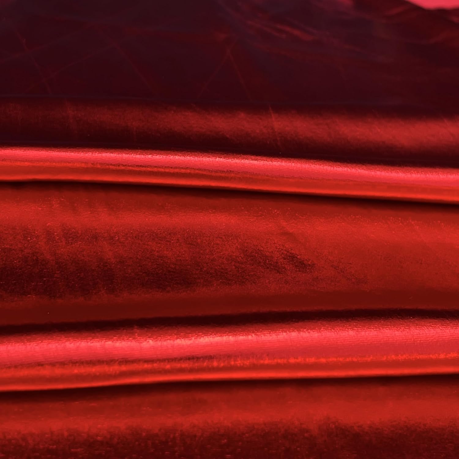 Red Polyester Fabric for Dancewear and Costumes - 60in Wide