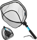 Floating Fishing Net Collapsible Landing Net with Telescopic Pole