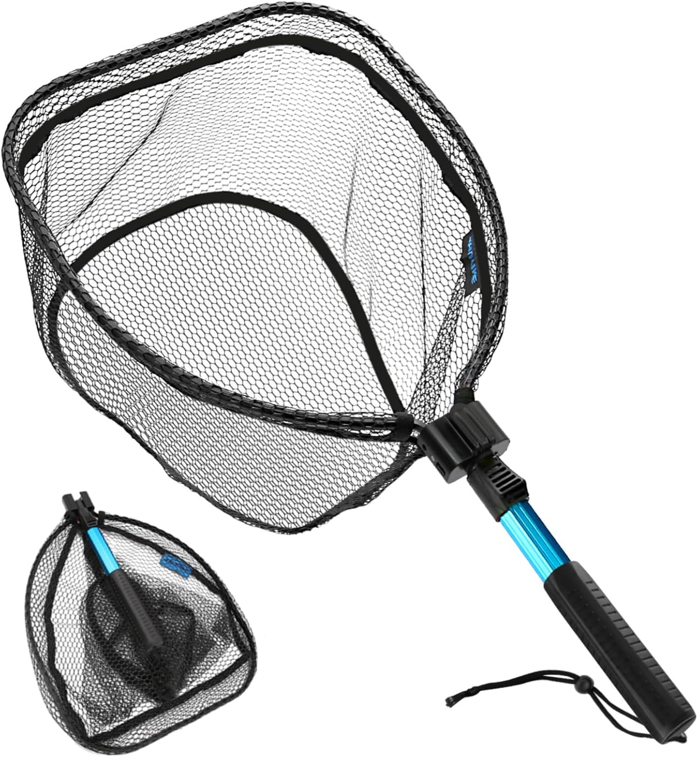 Collapsible Rubber Coated Fishing Net by SAN LIKE