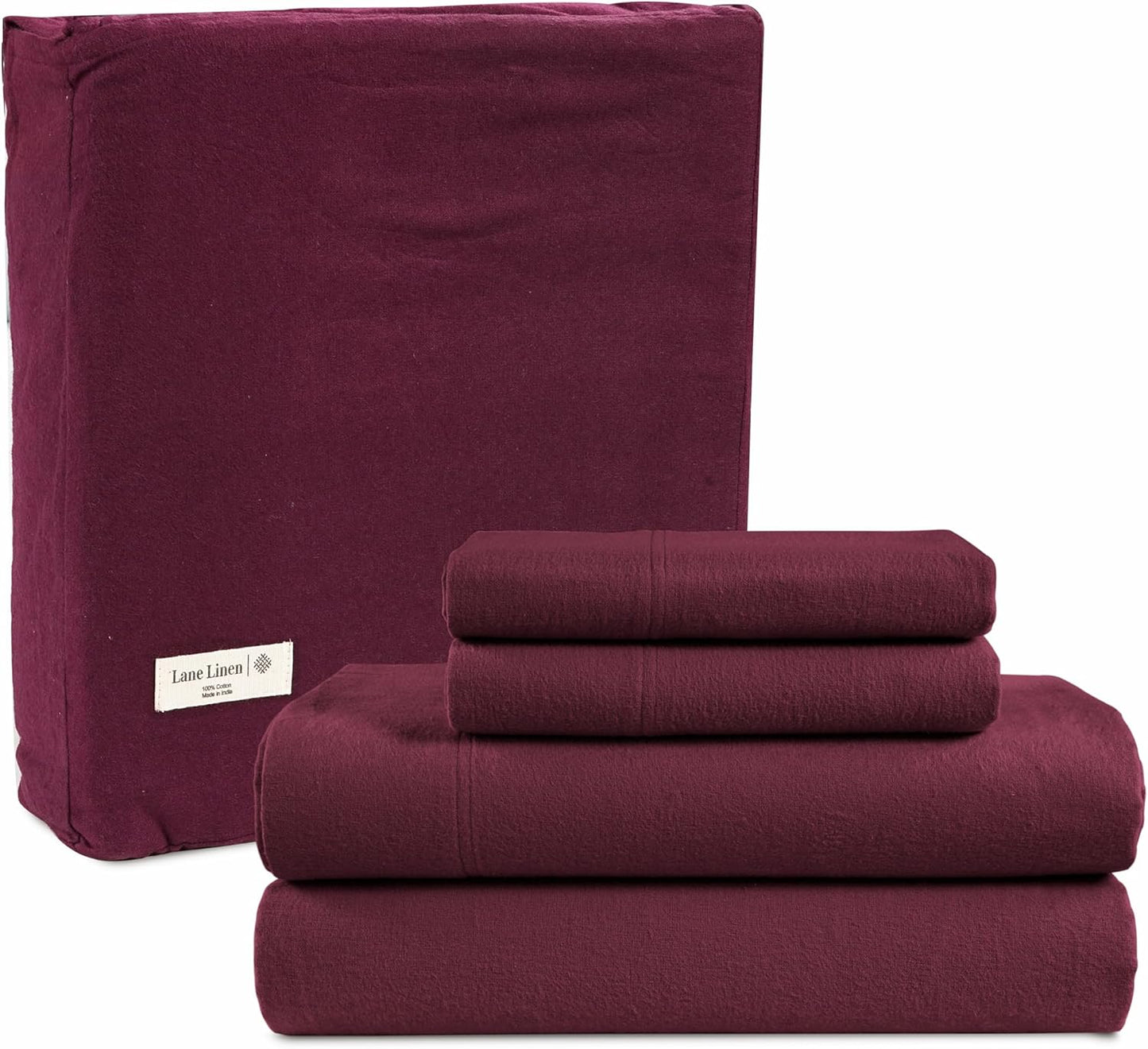 Cotton Flannel Sheets Twin Size Set for Cozy Winter Nights
