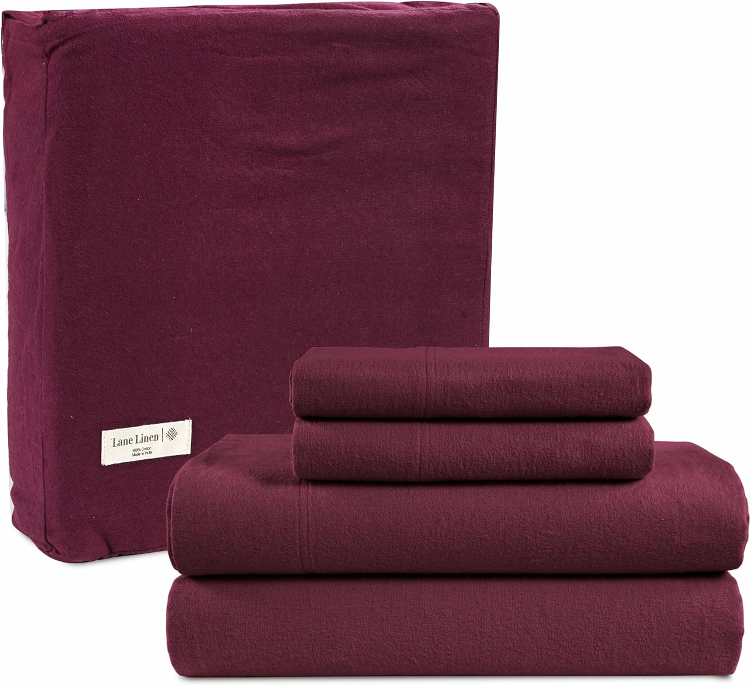 Cotton Flannel Sheets Twin Size Set for Cozy Winter Nights
