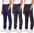 Boy's Mesh Jogger Sweatpants 3-Pack - Breathable Athletic Pants Real