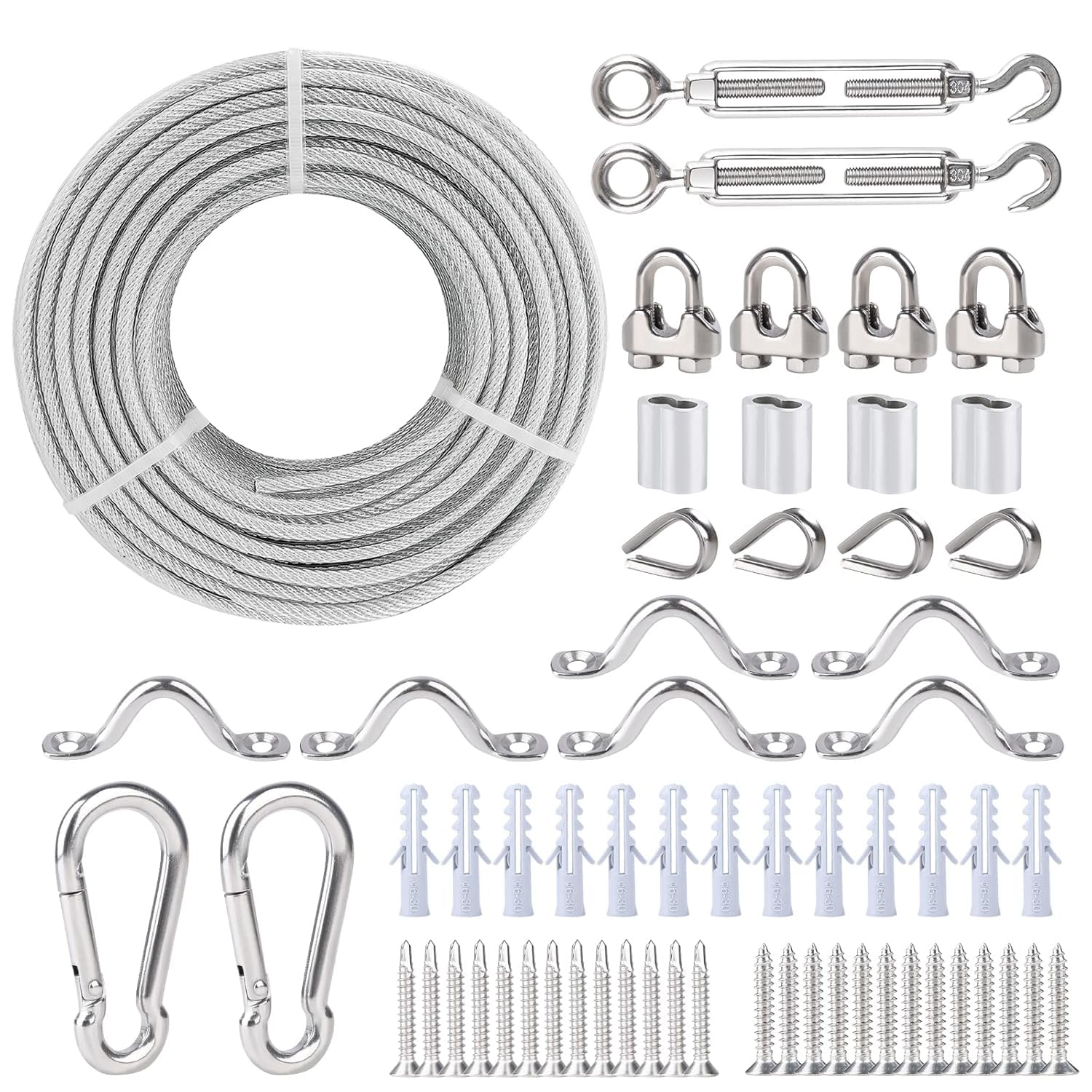 3/16in Wire Rope Kit for Decking and Railing Projects