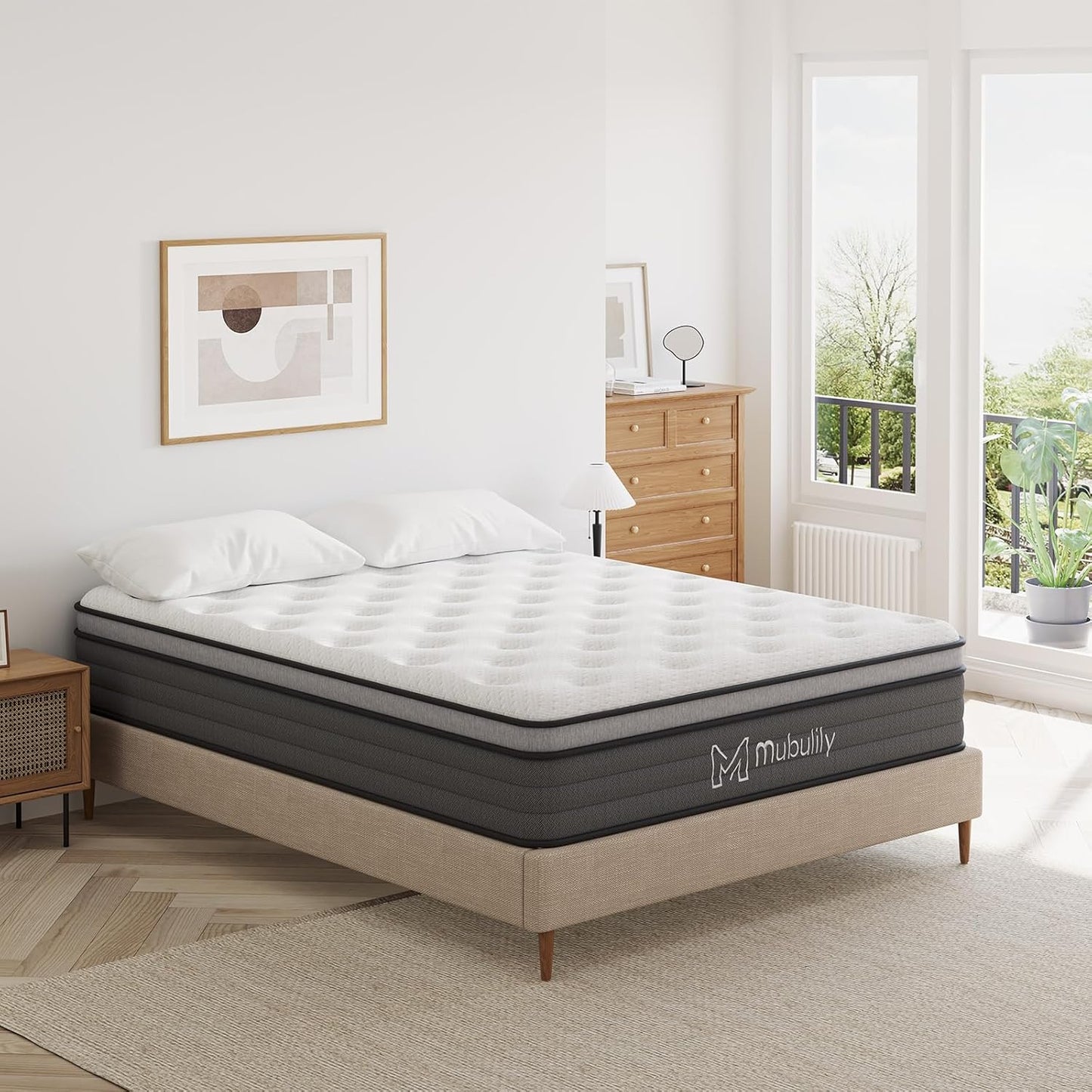 Twin Mattress with Gel Memory Foam for Better Sleep Support