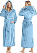 Premium Womens Hooded Fleece Bathrobe for Ultimate Comfort