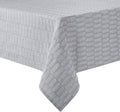 Martha Stewart Honeycomb Tablecloth, Charcoal Grey 60x120 - Durable