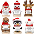 6 Pcs Employee Appreciation Crochet Dolls - Handmade Holiday Gifts