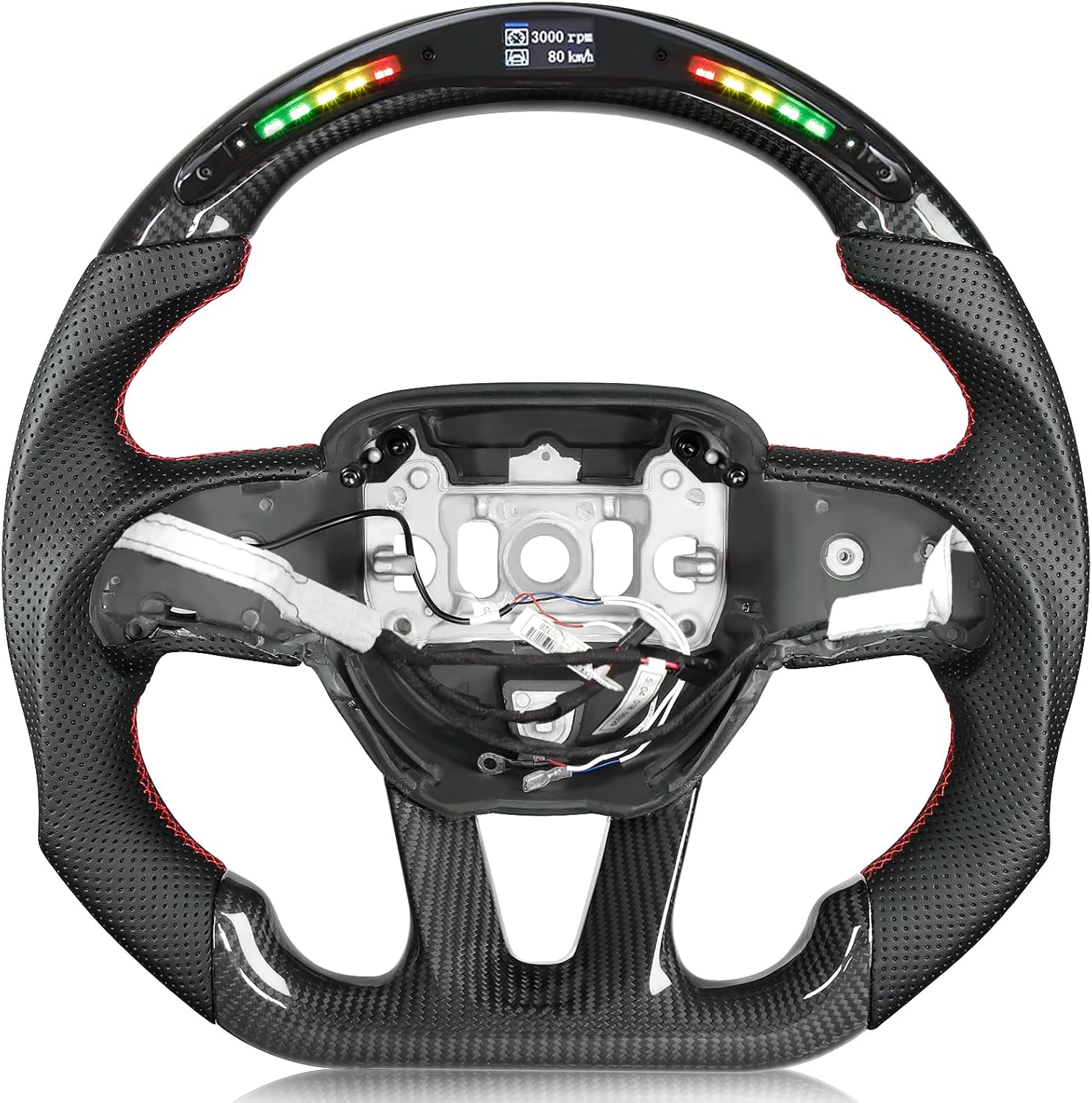 Heated Carbon Fiber Steering Wheel for Dodge Charger and More