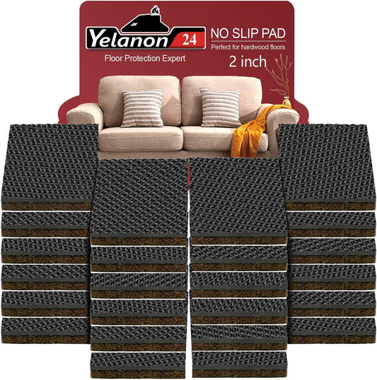 24 Non-Slip Furniture Pads: Keep Furniture Secure!