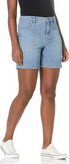 Gloria Vanderbilt Women's Amanda Basic Jean Short for Comfort