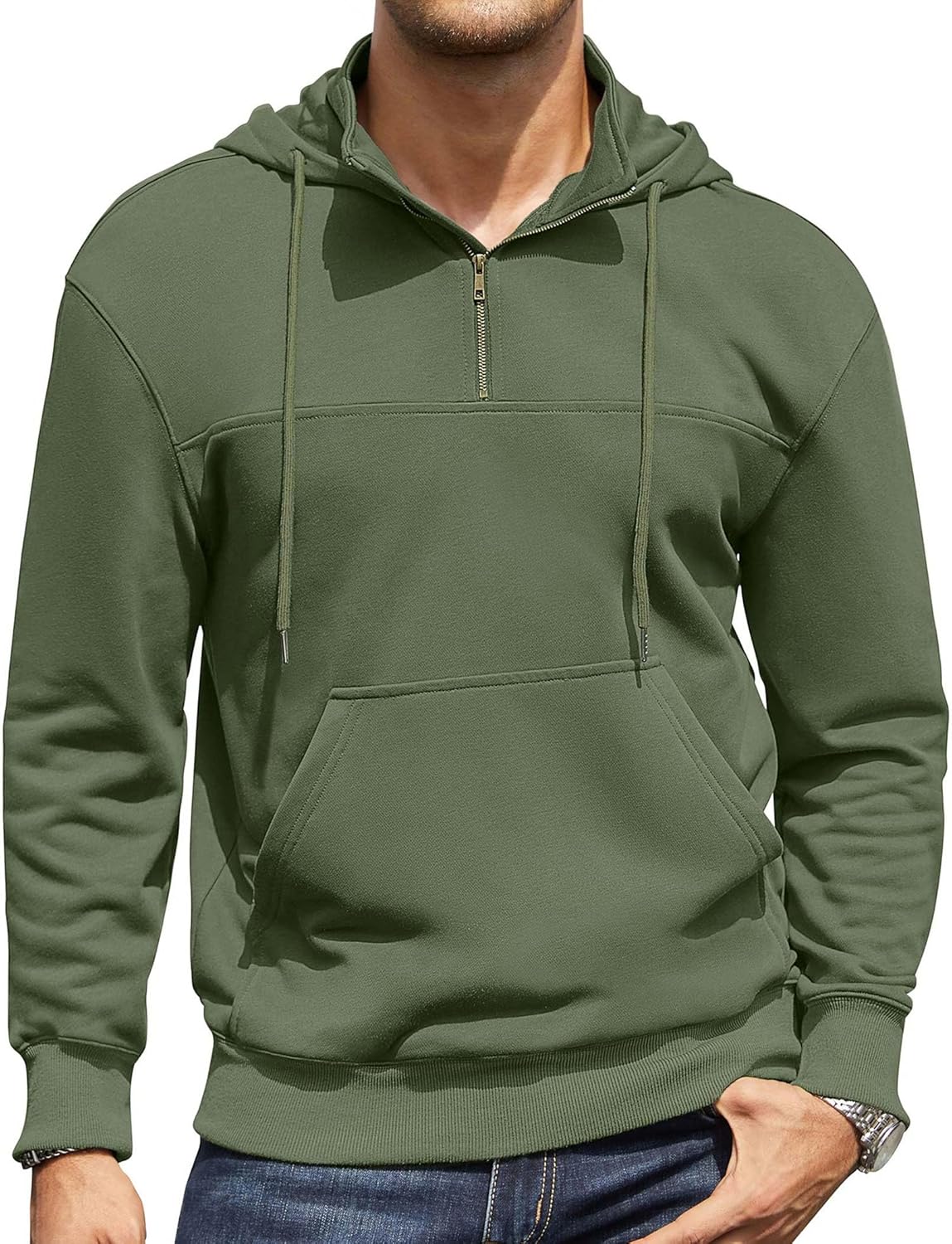 3rd Hill Men's Quarter Zip Hoodie - Stay Cozy on-the-go!