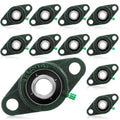 10 Pack UCFL204-12 Pillow Block Bearing 3/4 in Bore - Durable Mounts