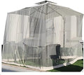 Umbrella Mosquito Netting for Patio Umbrella with Zipper Door