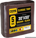Core Tarps Classic 5 Mil Tarp Cover 30 x 50 - Heavy Duty Weatherproof