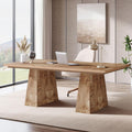 63-Inch Executive Desk - Large Modern Office Workstation
