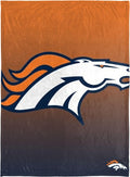 Denver Broncos Gradient Micro Raschel Throw Blanket 50 x 60 - Soft