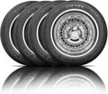 Travelstar UN106 All Season 14mm White Wall Tire Set of 4 - Classic
