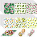 960 Pcs Summer Wax Paper Sheets 12 x 12 in - Bright Picnic & Food