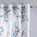 MYSKY HOME Floral Light Filtering Curtains 63 in - Soft Botanical