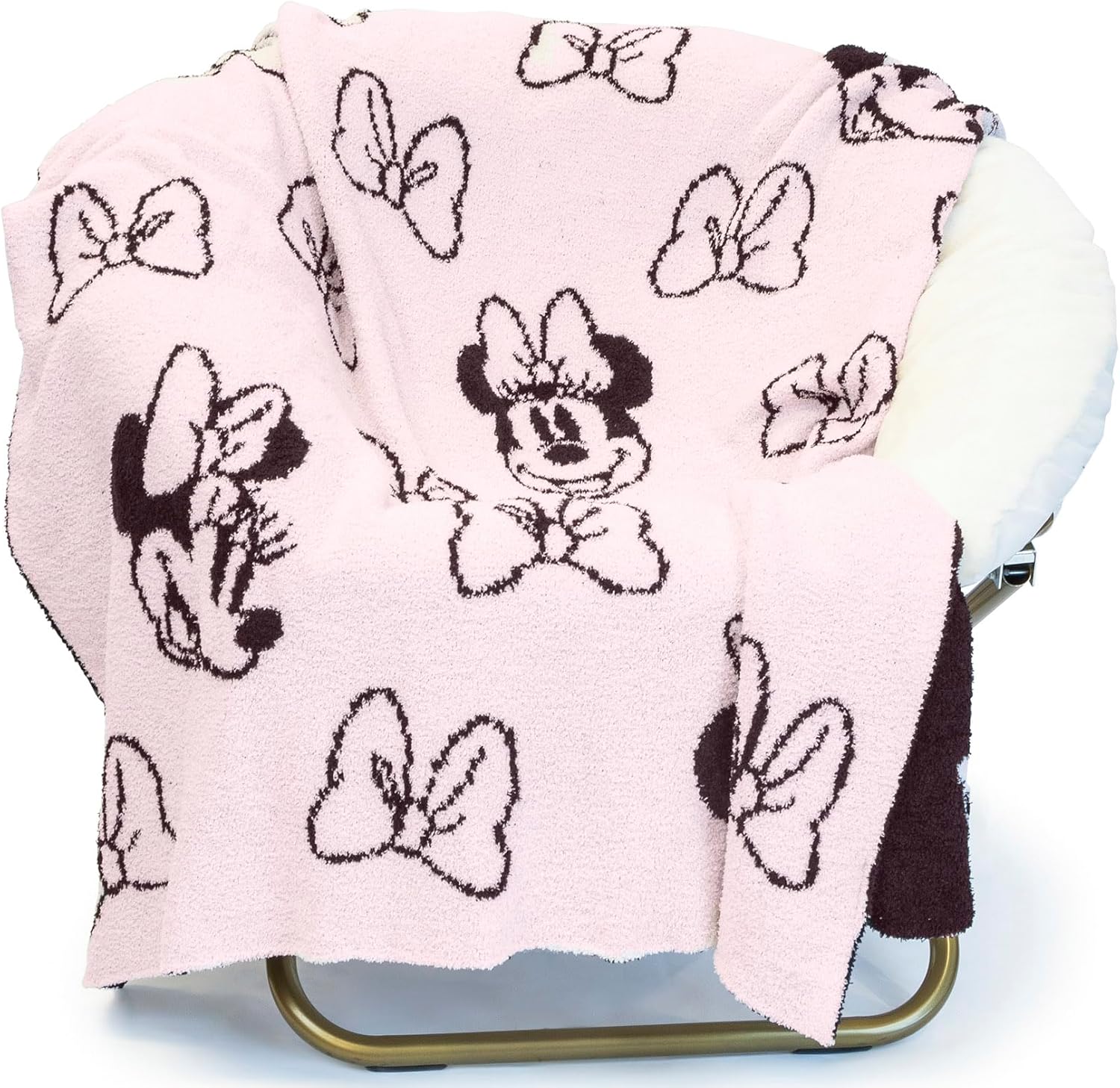 Disney Minnie Mouse Fluffy Throw - 50 x 60 inch - Soft & Cozy