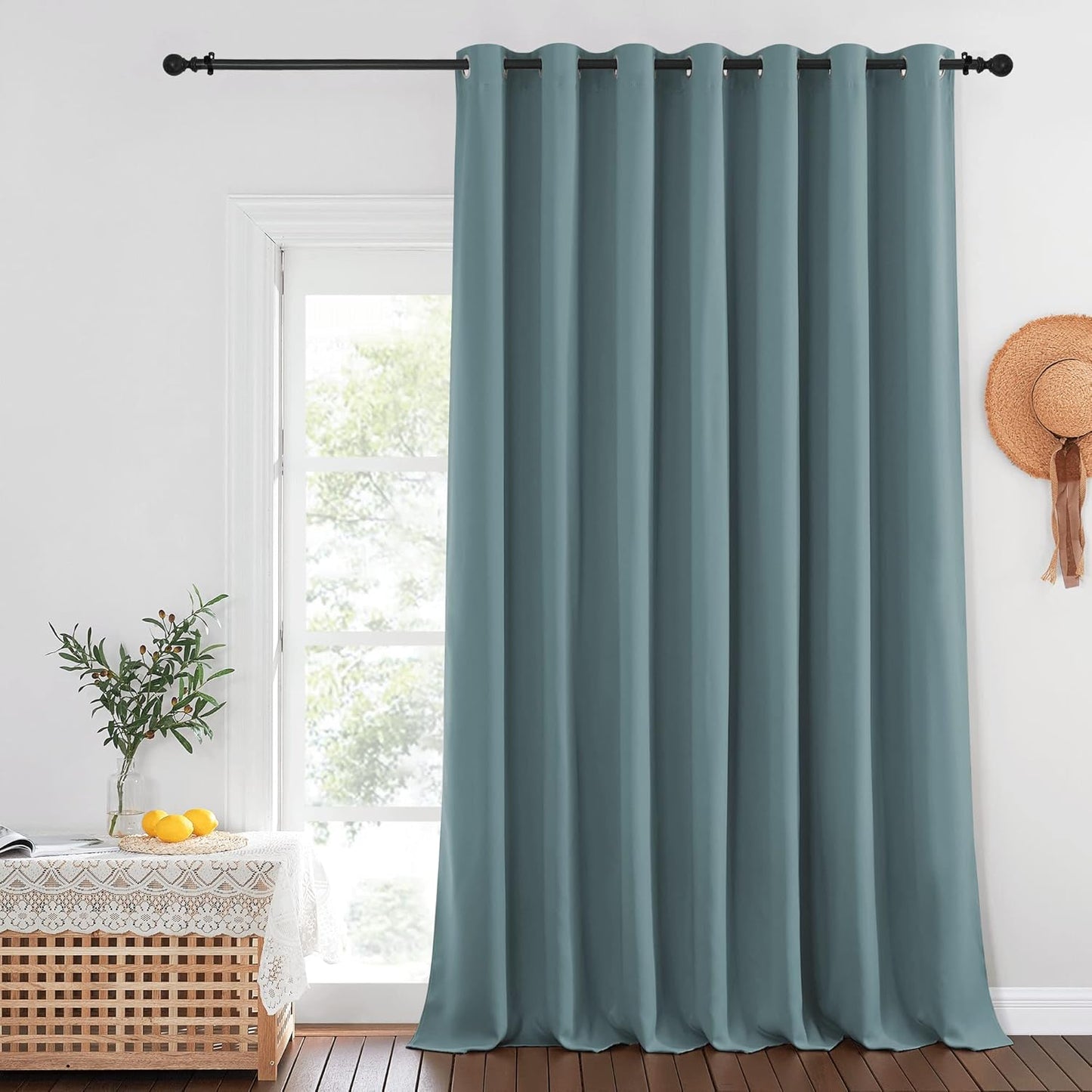 NICETOWN Blackout Curtains for Sliding Glass Door Room Divider