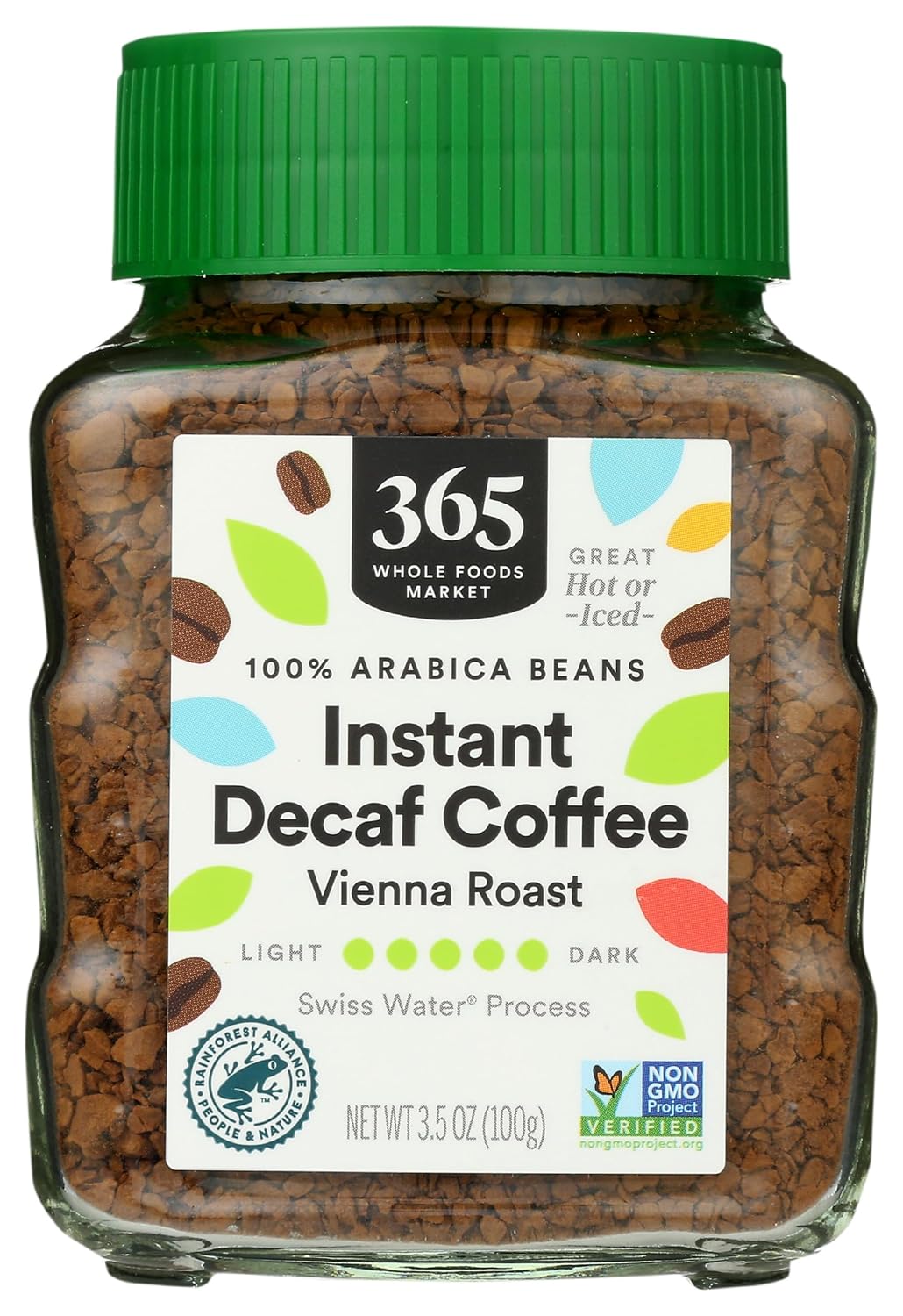 365 Whole Foods Decaf Instant Coffee - Rich Flavor