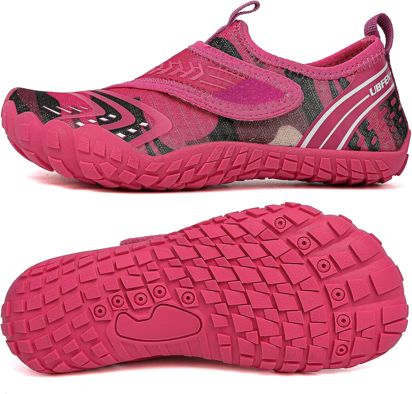 UBFEN Water Shoes for Kids - Quick Dry Aqua Socks for Fun