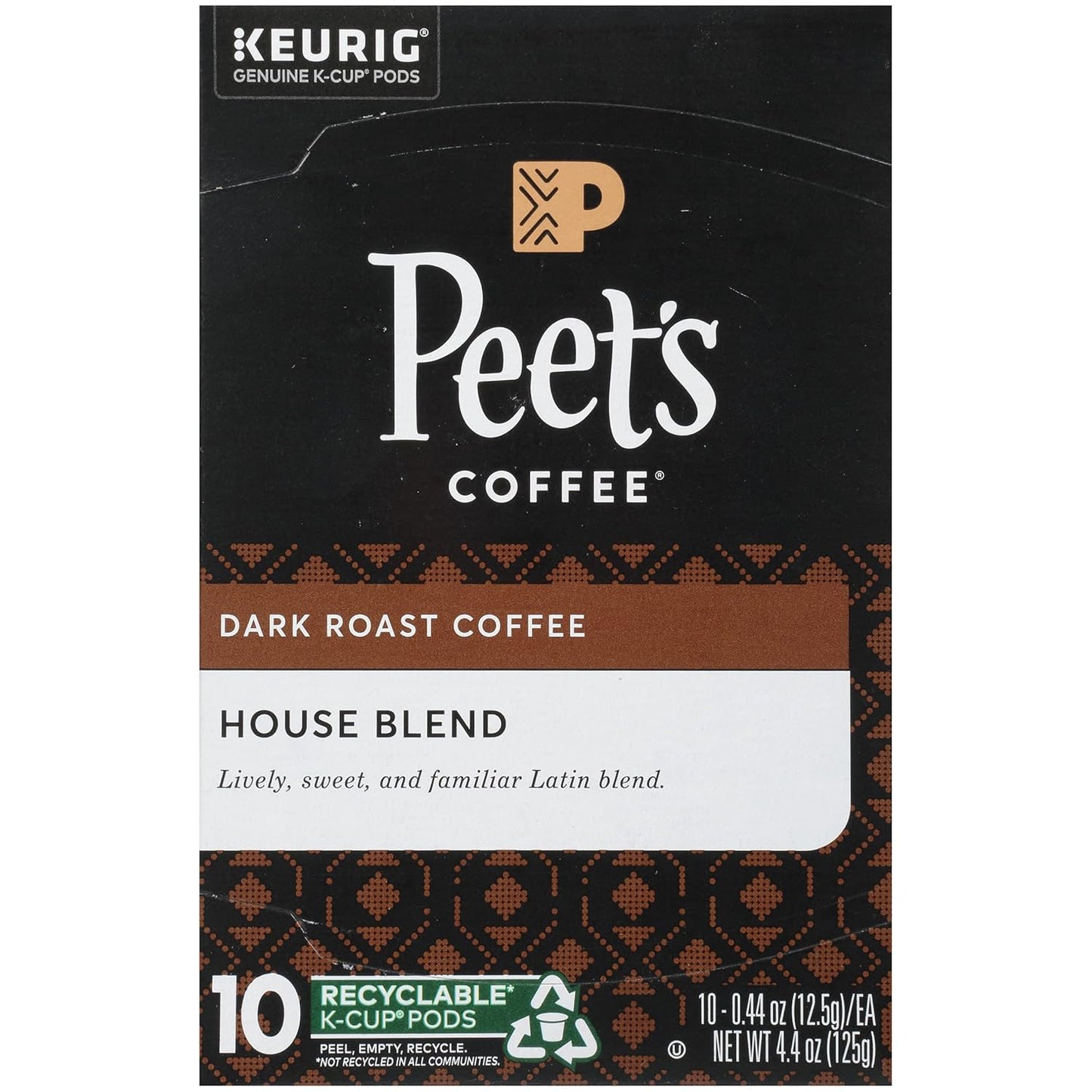 Peet's Dark Roast Coffee Pods - Bold Flavor in Every Cup
