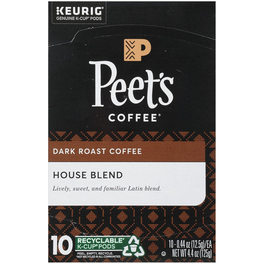Peet's Dark Roast Coffee Pods - Bold Flavor in Every Cup