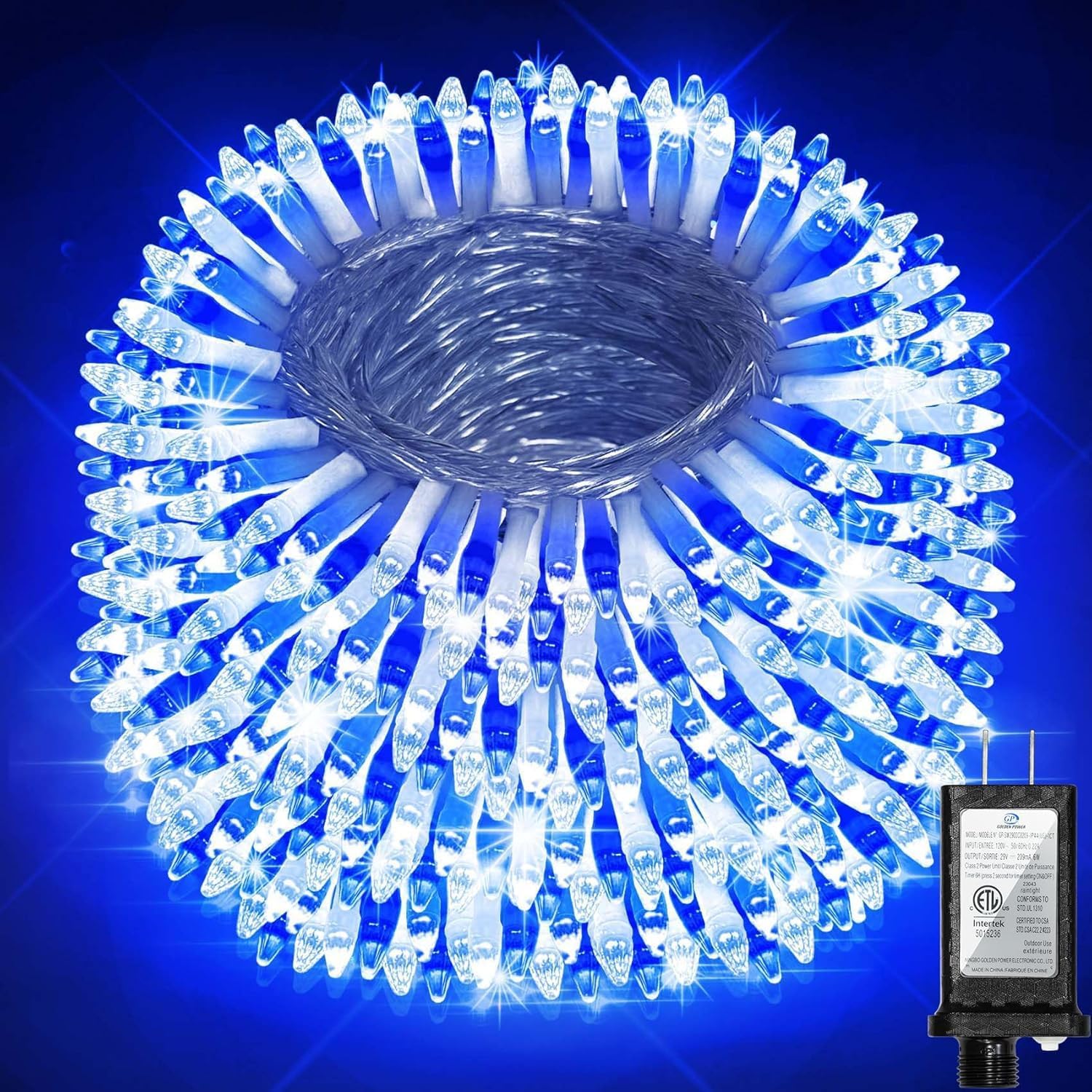 750 LED 240FT Christmas String Lights for Outdoor Decor