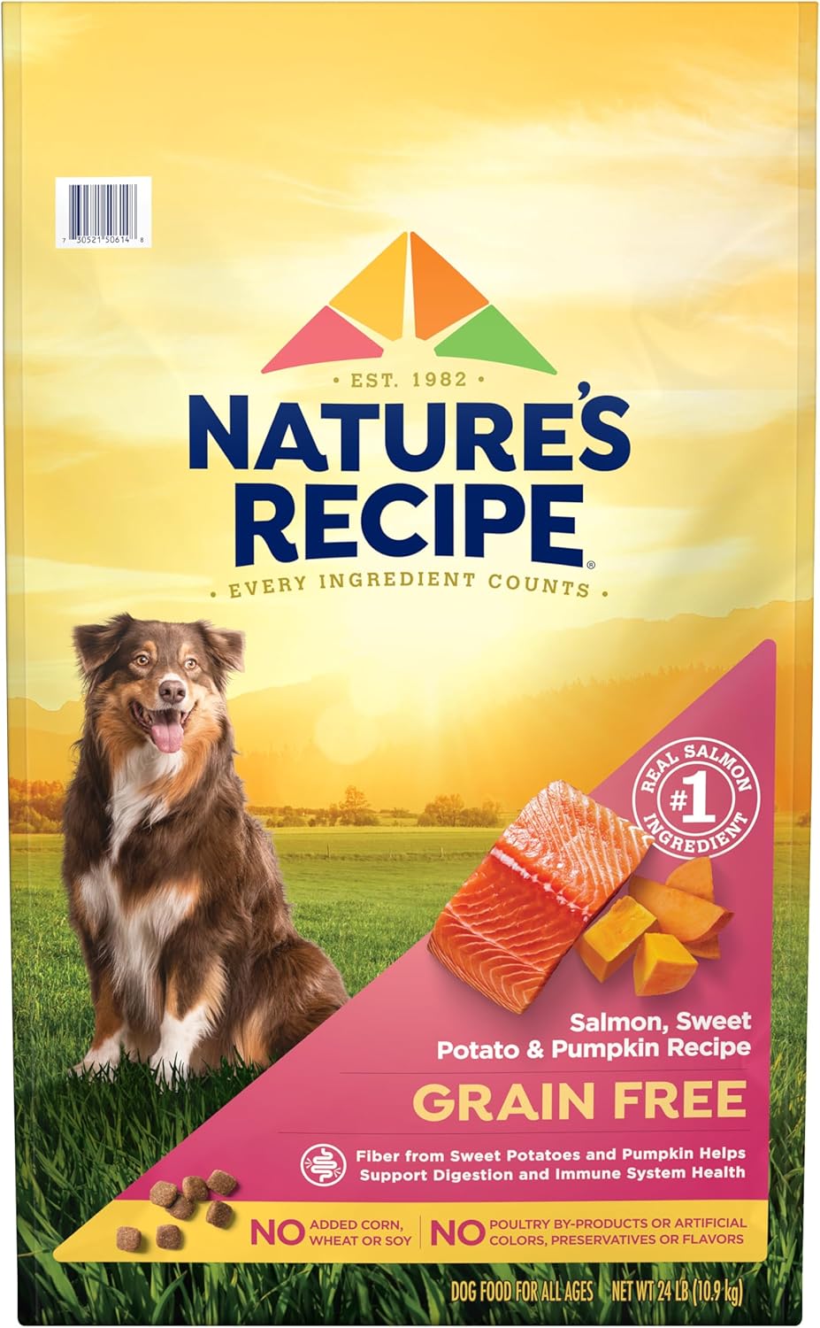 Natures Recipe Grain Free Dry Dog Food with Salmon & Pumpkin