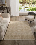 Washable Boho Area Rug 4x6 - Soft, Stain-Resistant Low Pile Rug