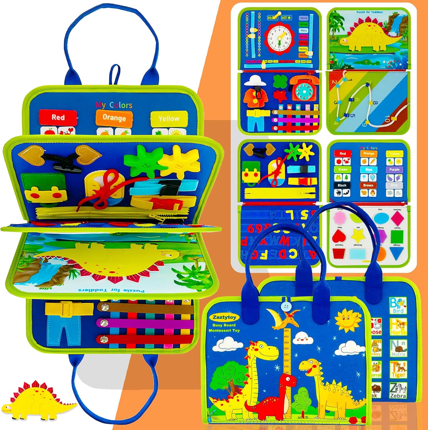 Montessori Busy Book Boosts Fine Motor Skills