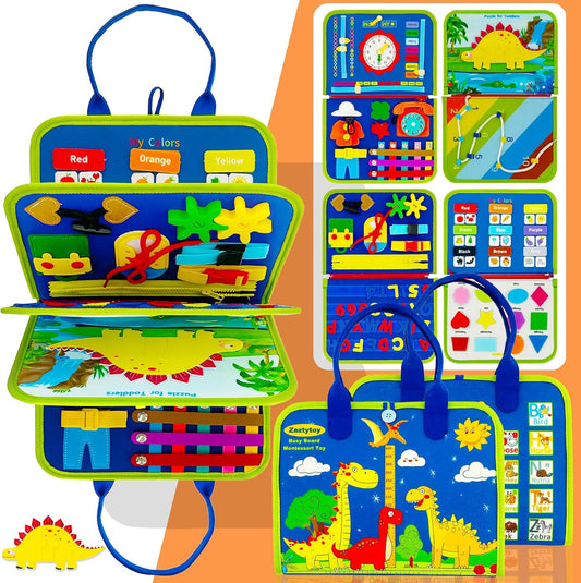 Montessori Busy Book Boosts Fine Motor Skills