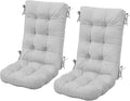 SERWALL HDPE Outdoor Rocking Cushion Set of 2 for Comfort