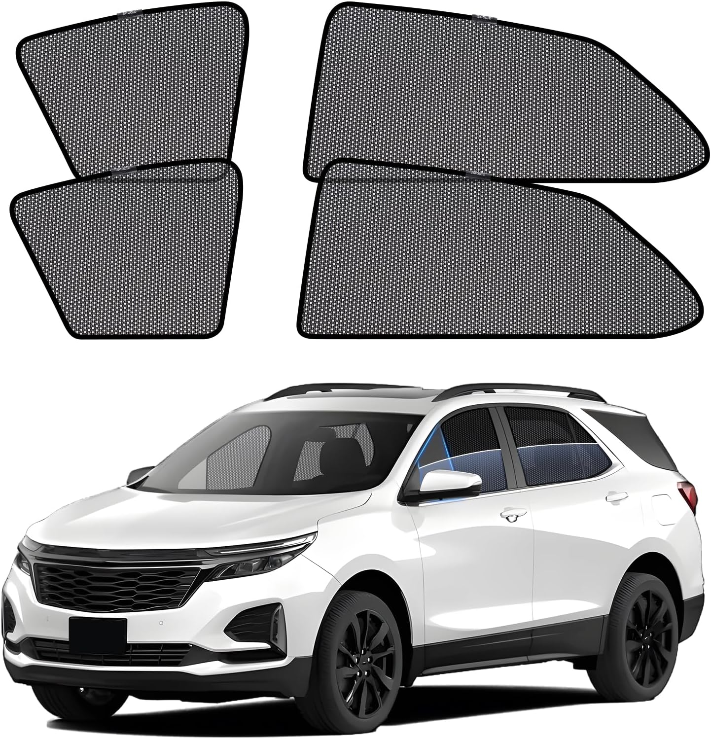 ZATOOTO Car Window Shades for Equinox 2018-2024 - UV Protection