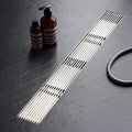 24 in Linear Shower Drain with Wedge Wire Grate - Fast Drainage