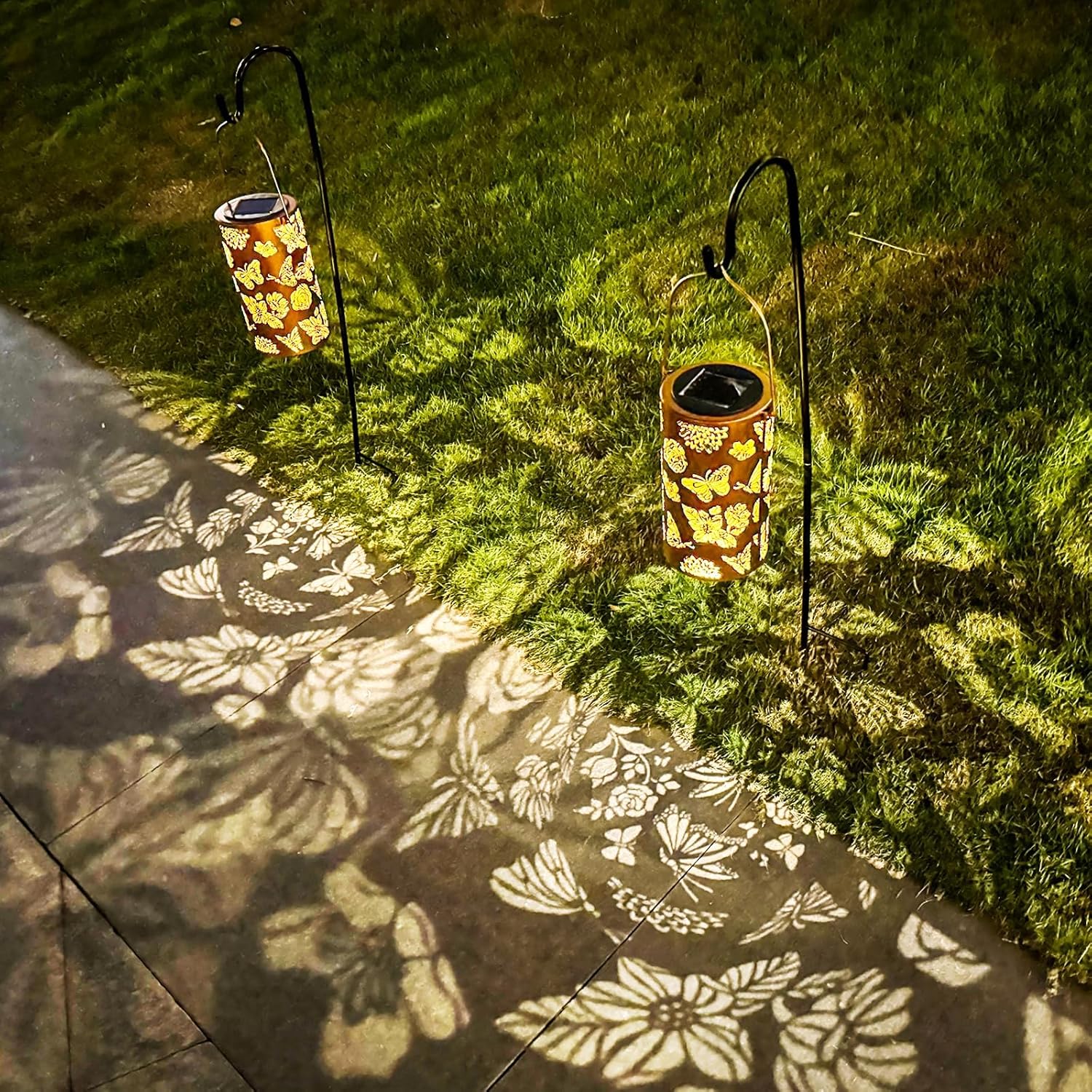 Solar Lanterns Outdoor Waterproof Gifts for Women and Garden