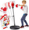 Whoobli Punching Bag for Kids with Adjustable Stand and Gloves