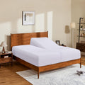 Split King 2-Pack Twin XL 600 TC Egyptian Cotton Fitted Sheets - White