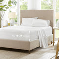 Comfort Spaces Extra Deep Pocket Cooling Sheets Queen - Fits 24in