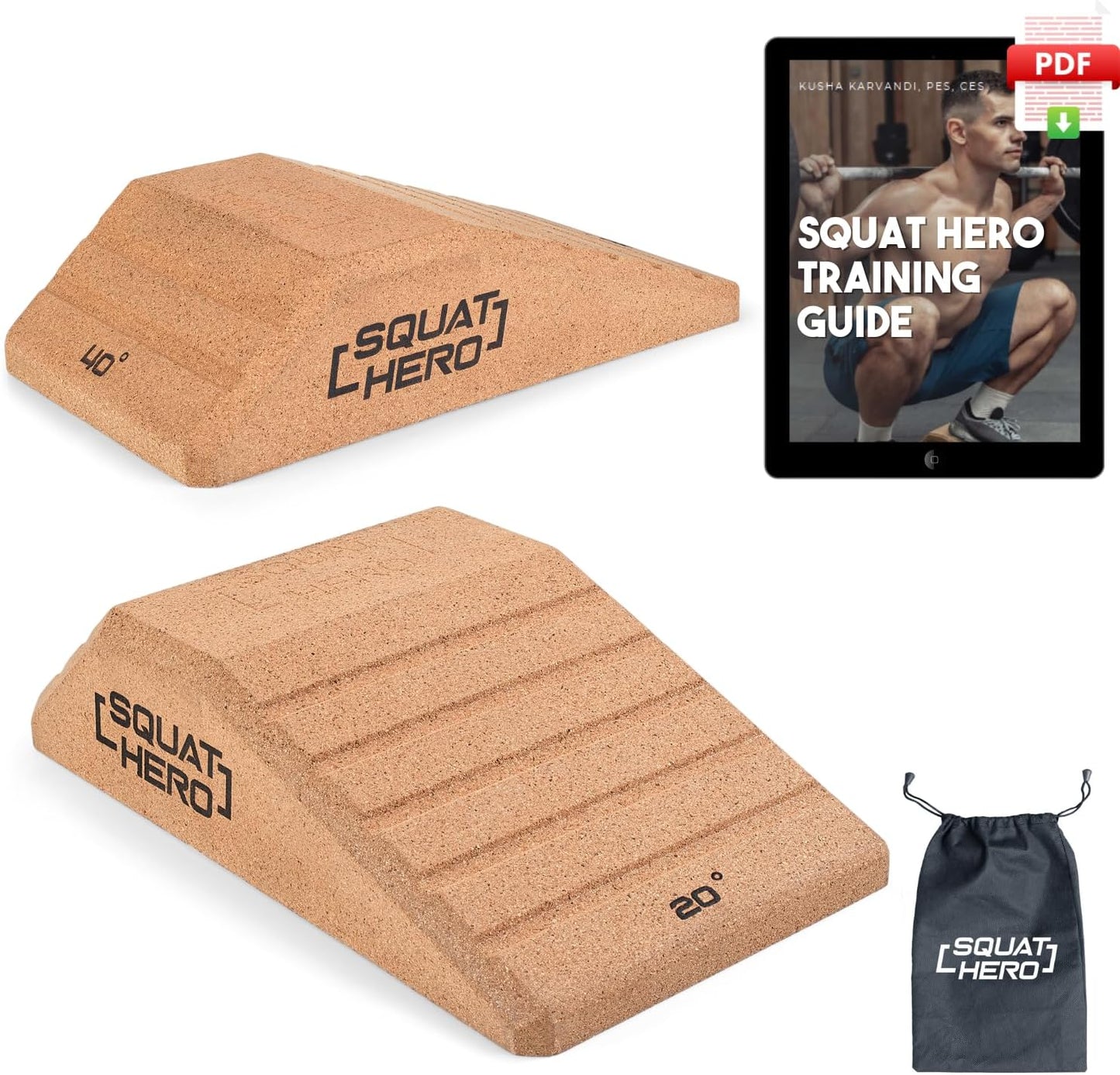 Squat Hero Wedge: Optimal Squat Form Boost