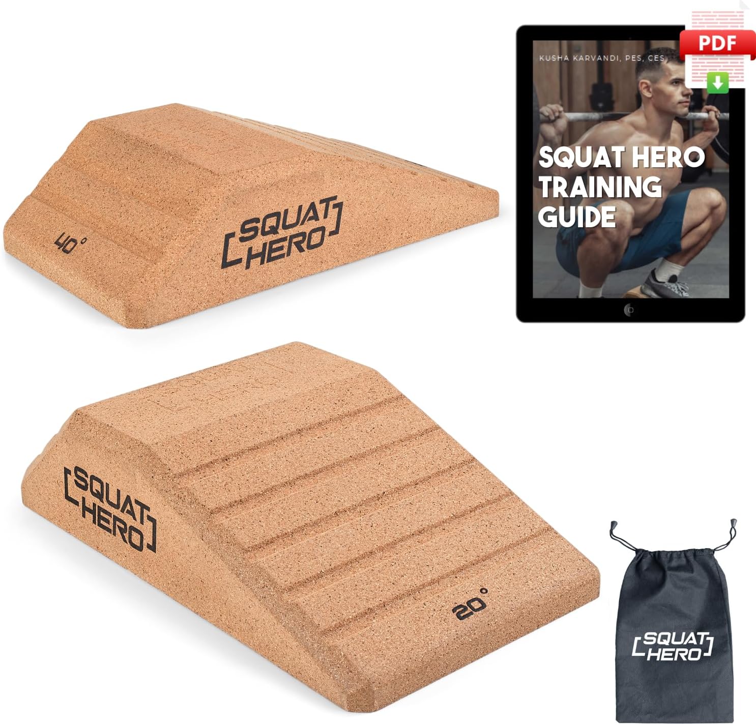 Squat Hero Wedge: Optimal Squat Form Boost